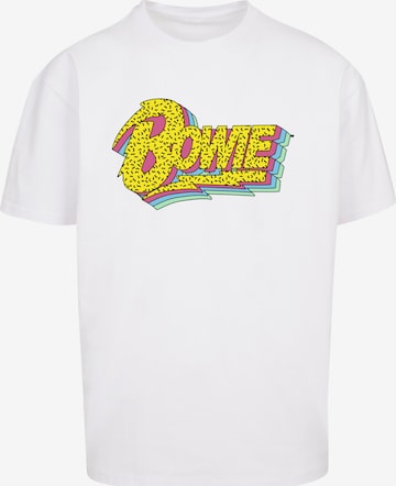 F4NT4STIC Shirt 'David Bowie ' in Weiß: Vorderseite