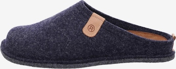 ROHDE Hausschuh 'Lucca-H' in Blau: Vorderseite
