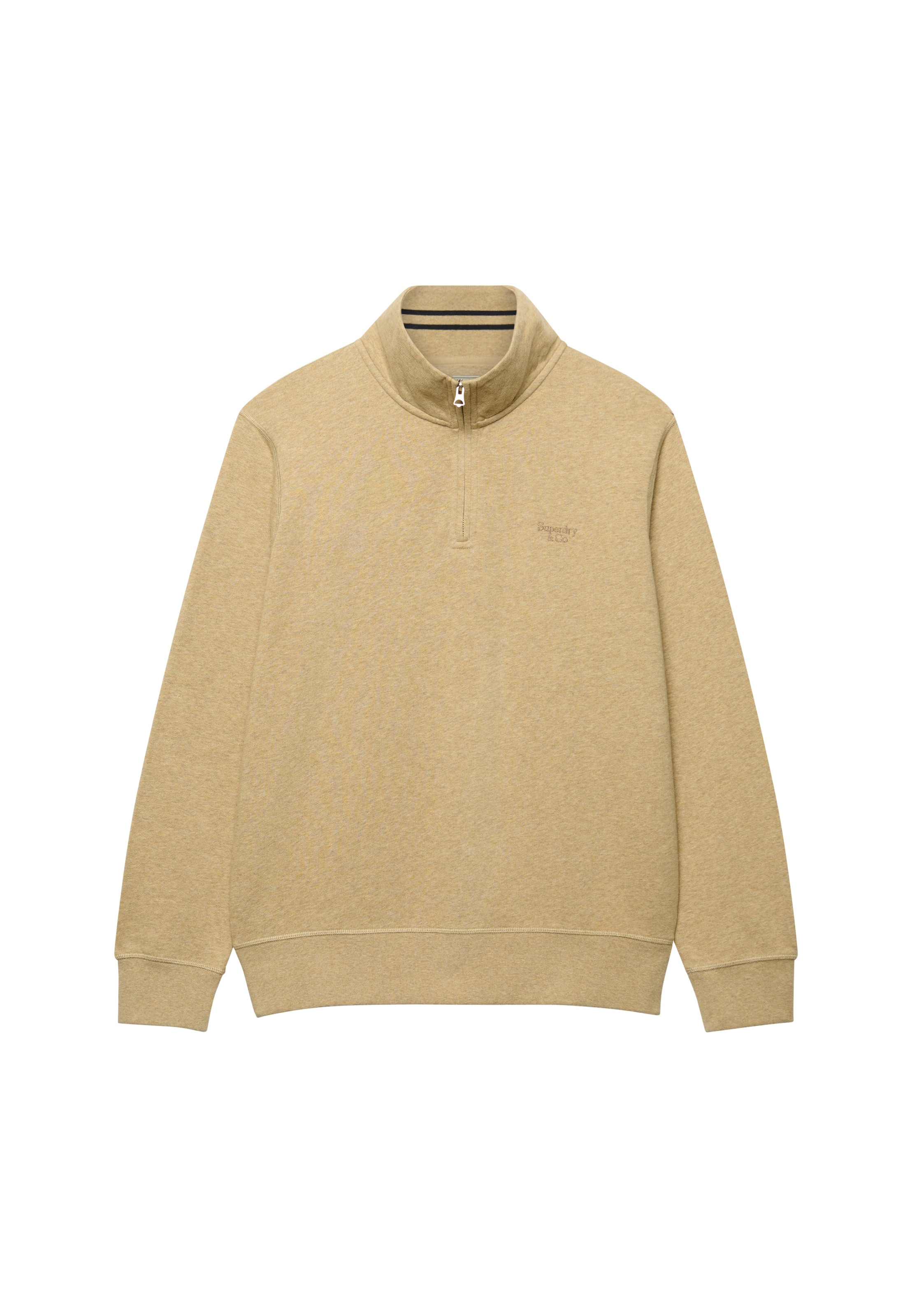 Superdry & Co Sweatshirt 'Essential Serif' in Beige: voorkant