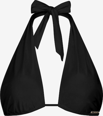 Col haut Hauts de bikini 'JADE' La Michaux en noir : devant
