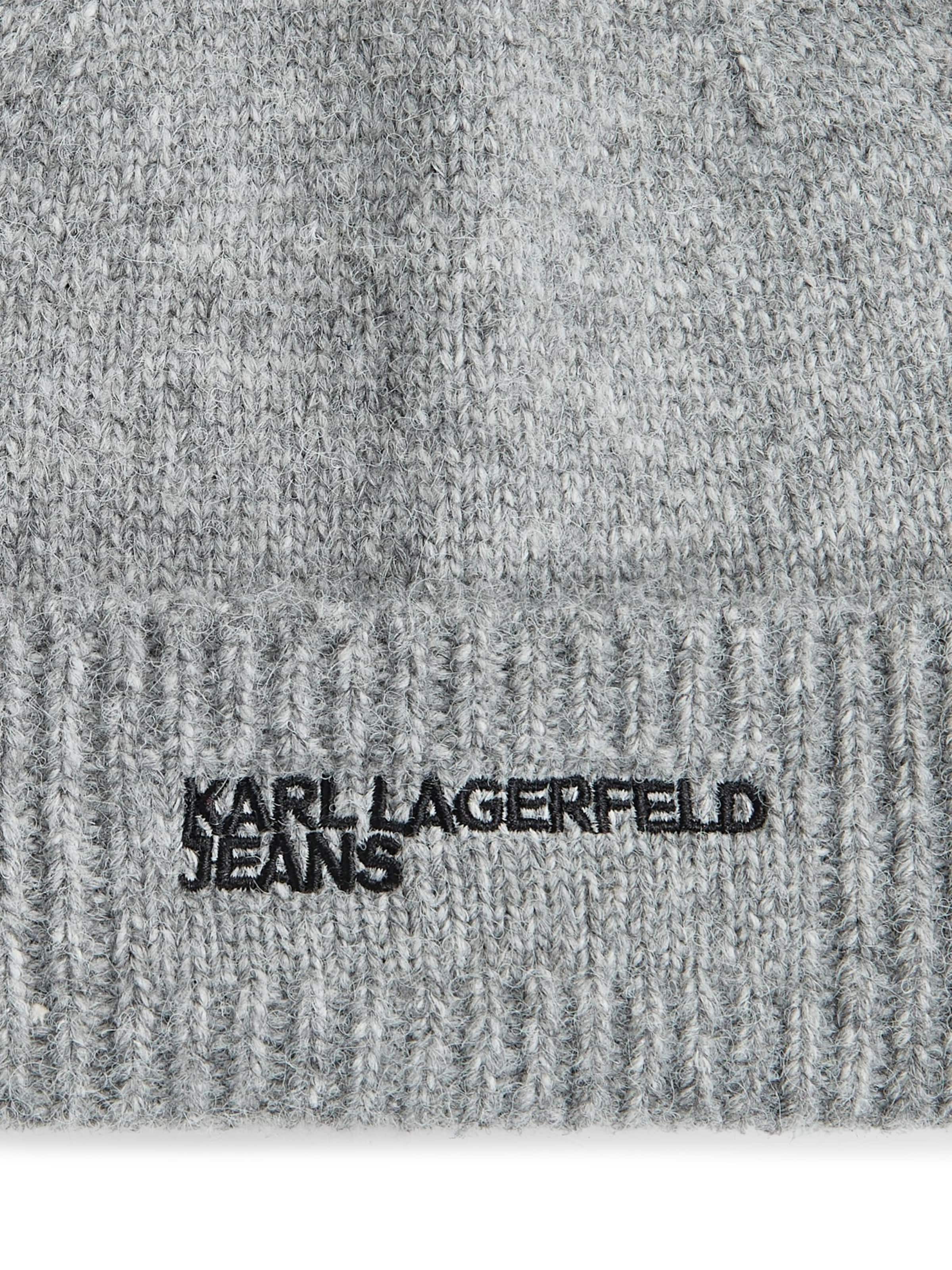 KARL LAGERFELD JEANS Шапка в сиво