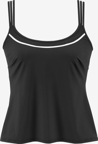 VIVANCE Bustier Tankini-overdel i sort: forside