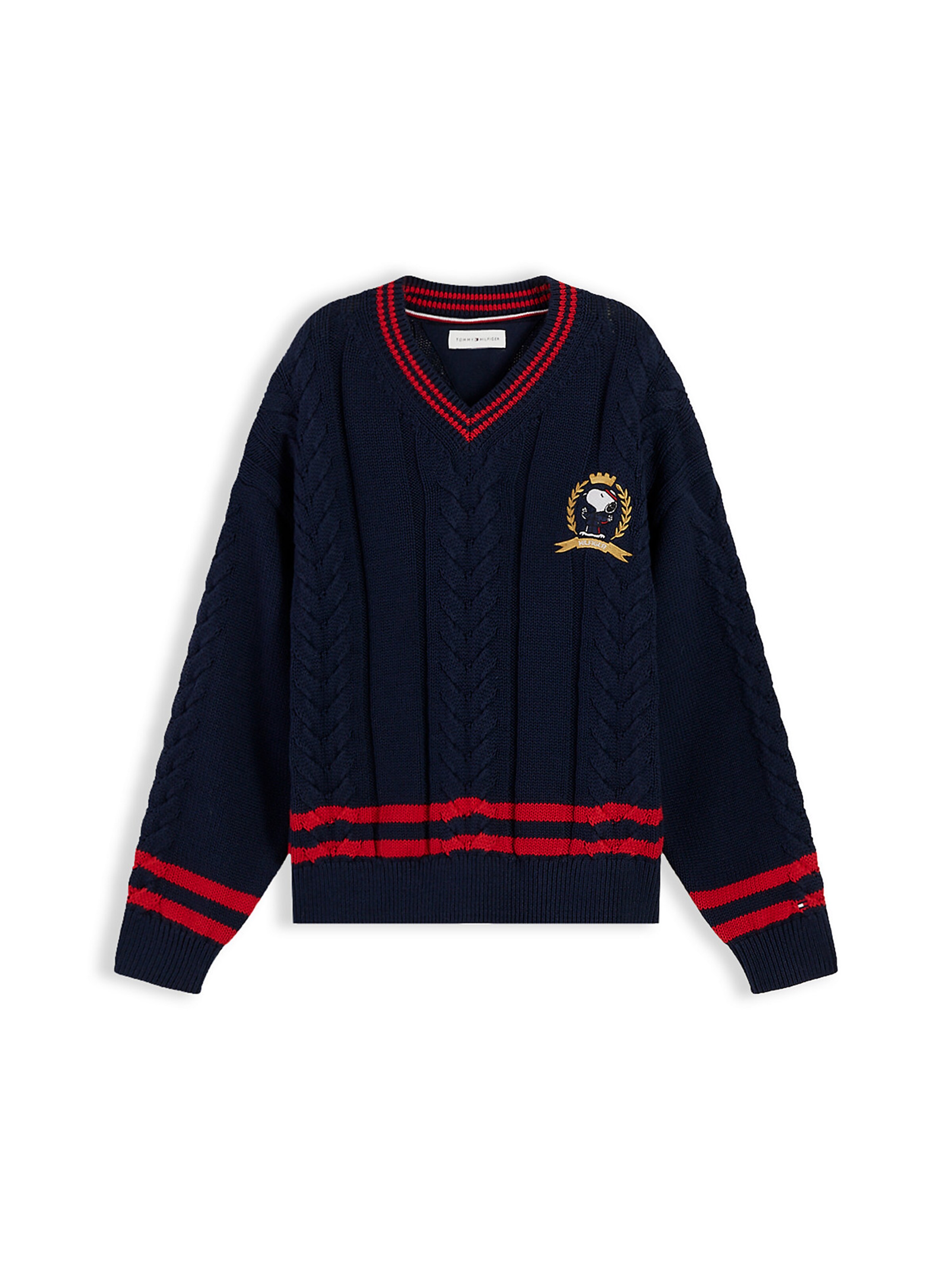 TOMMY HILFIGER Pullover 'Peanuts' in Blau: Vorderseite