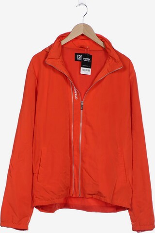 Karl Lagerfeld Jacket & Coat in XL in Orange: front