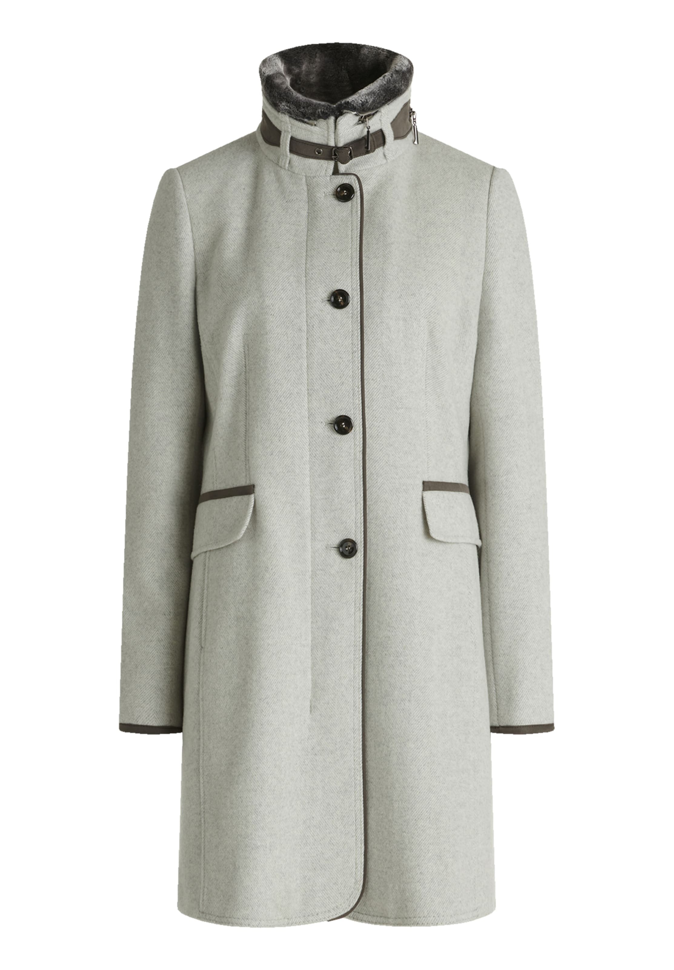 GIL BRET Ανοιξιάτικο και φθινοπωρινό παλτό σε μπεζ: μπροστά