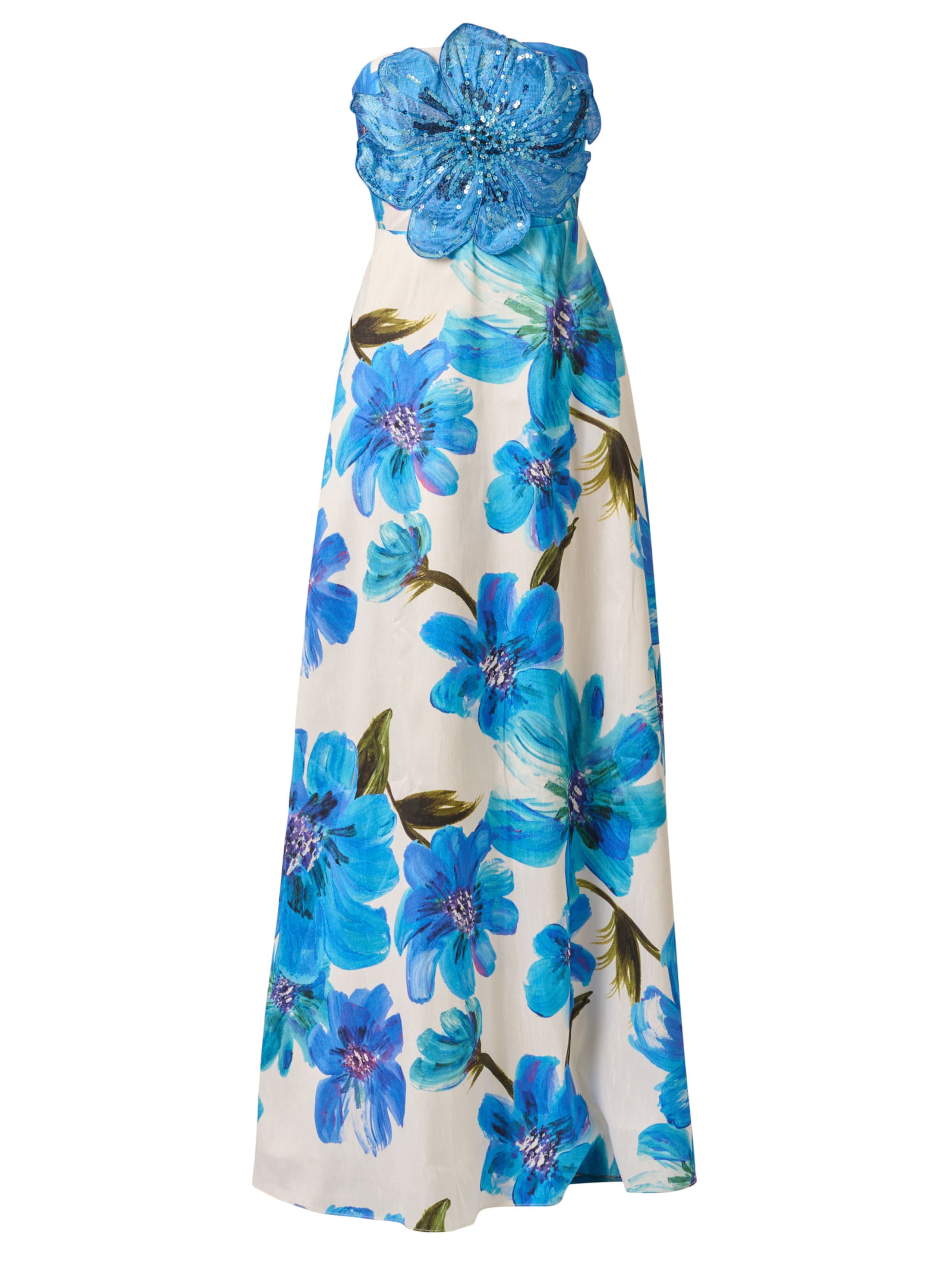 Adrianna Papell Dress in Blue: front