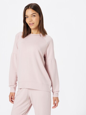 SKECHERS Sport sweatshirt i rosa: framsida