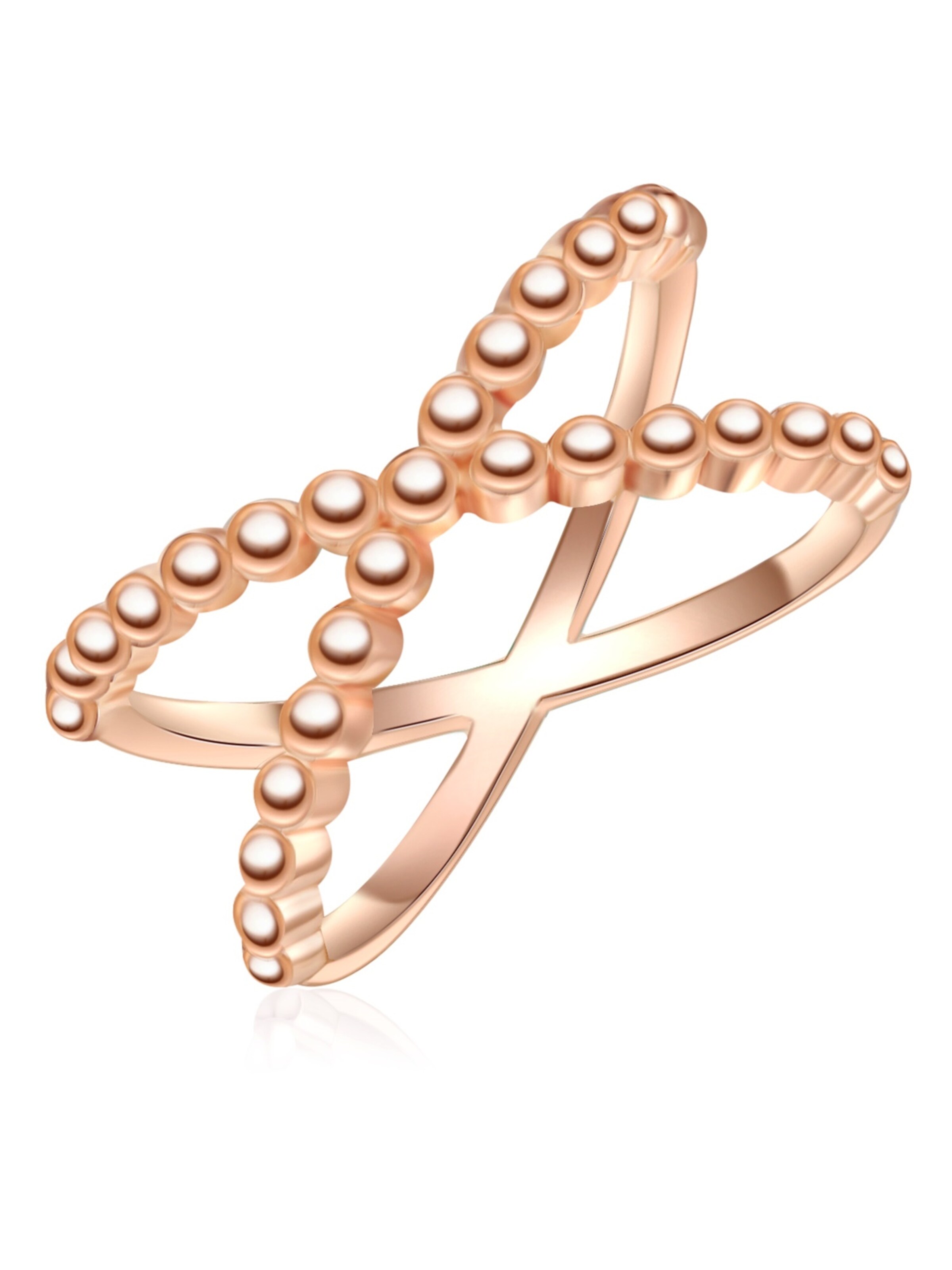 Lulu & Jane Ring in Gold: front