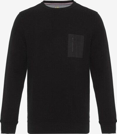 DENIM CULTURE Sweat-shirt ' TED ' en noir / blanc, Vue avec produit