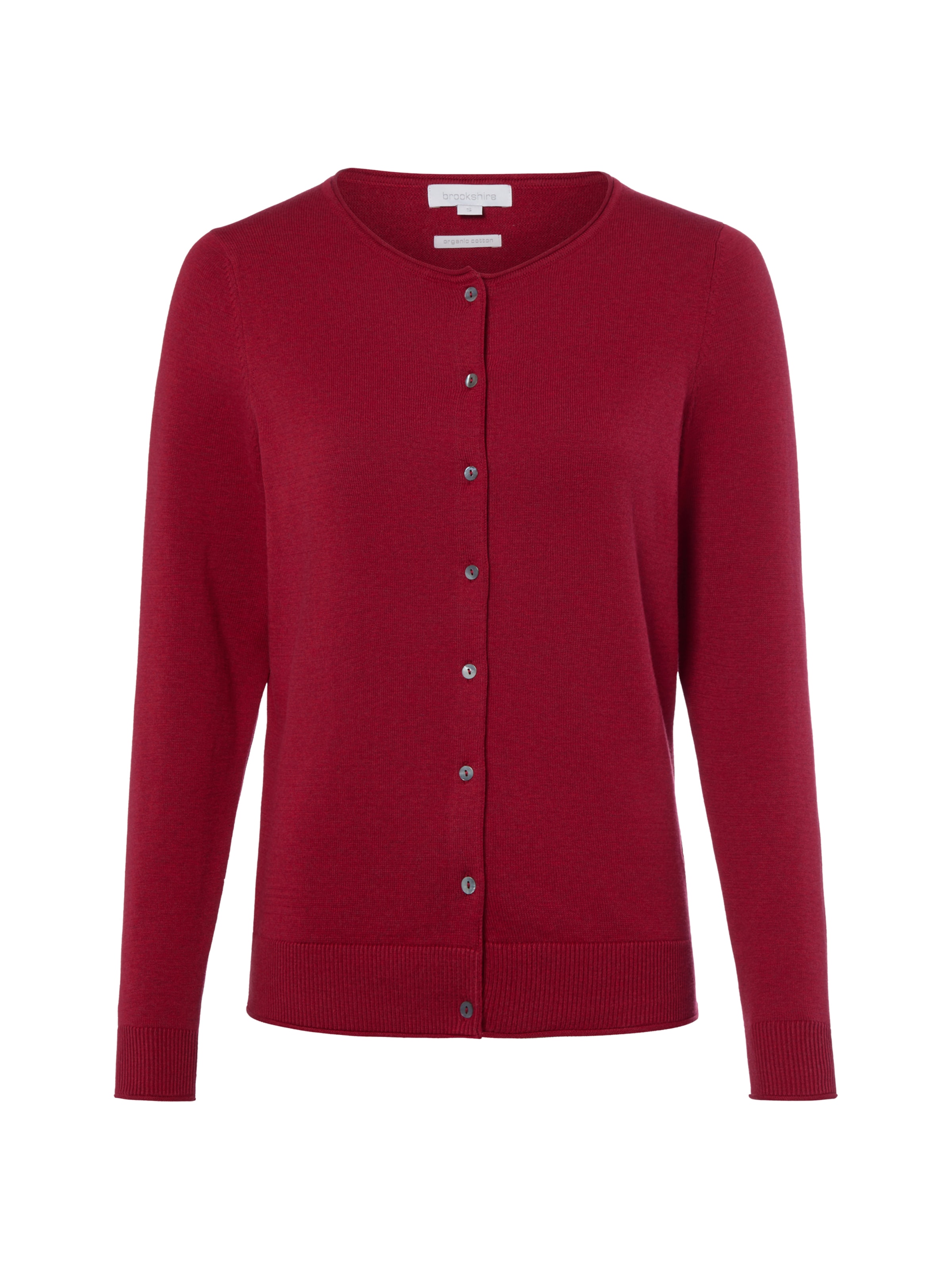 Cardigan Brookshire en rouge : devant