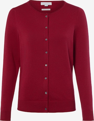 Cardigan Brookshire en rouge : devant