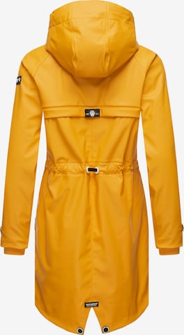 Cappotto funzionale 'Rainy Flower' di NAVAHOO in giallo