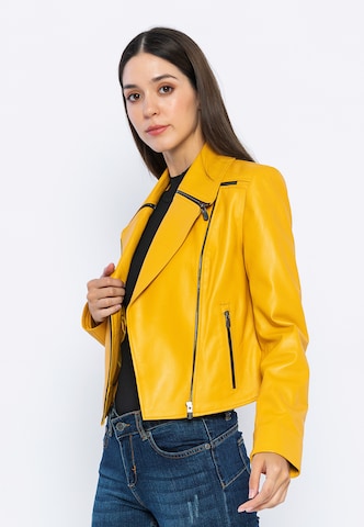 Veste mi-saison Giorgio di Mare en jaune