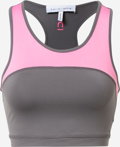 NU-IN Sport bh in de kleur Grijs / Pink, Productweergave