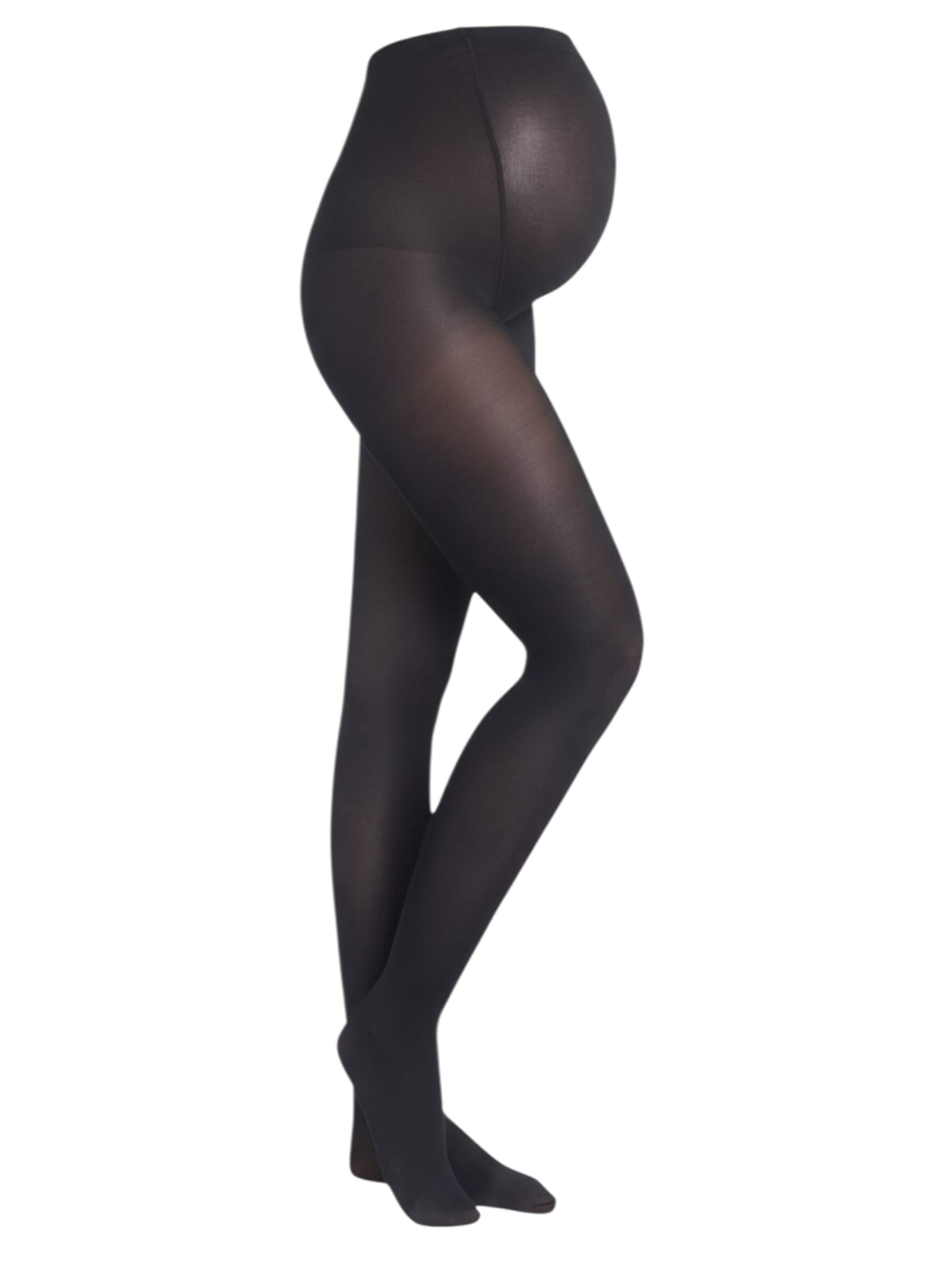 M.M.C. Tights 'Umstandsstrumpfhose' in Black: front