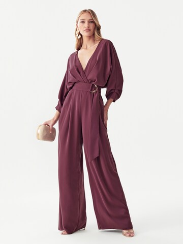 BWLDR Jumpsuit in Lila: Vorderseite