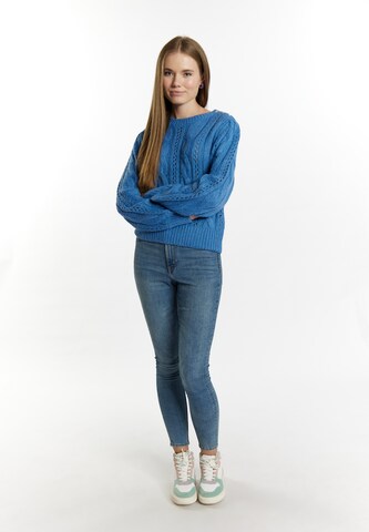 MYMO Пуловер 'Blonda' в синьо