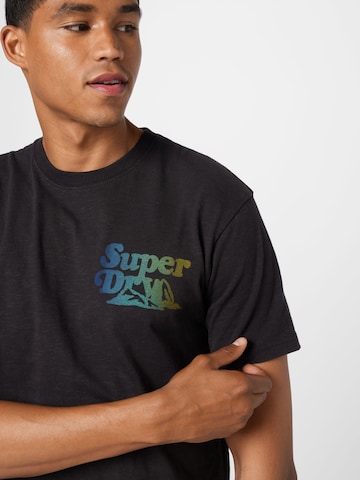 T-Shirt 'Cali' Superdry en noir