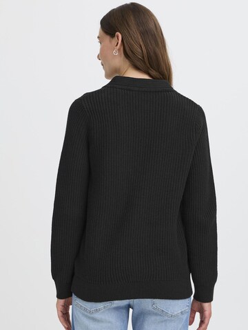 Cardigan ' OXKIMMIE ' Oxmo en noir