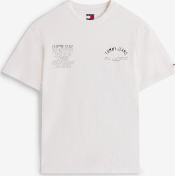 Maglietta 'BOROUGHS' di Tommy Jeans in bianco: frontale