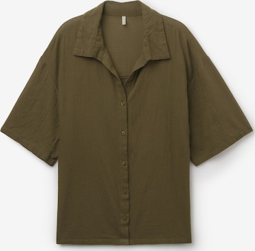 CALZEDONIA Blouse in Green: front