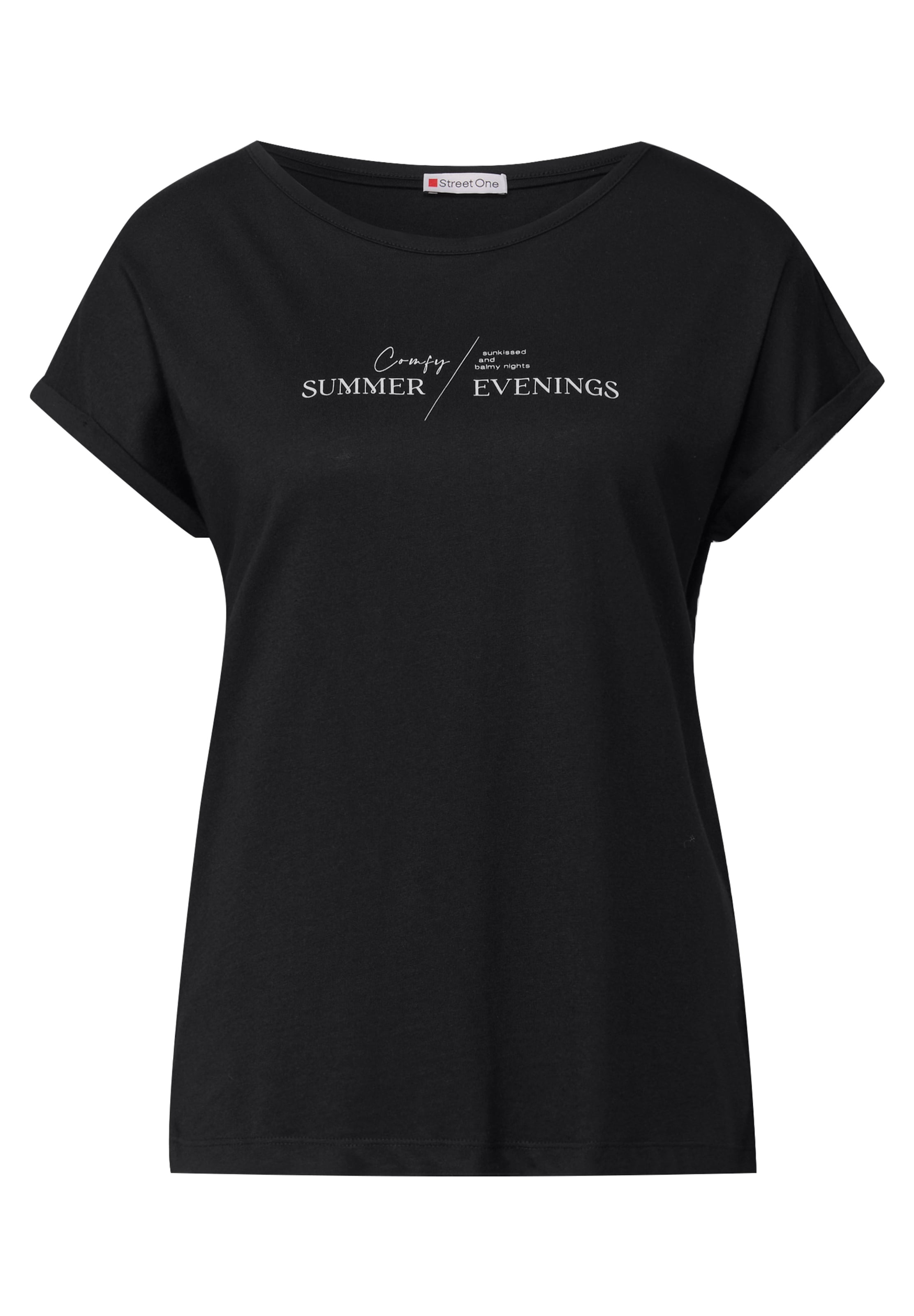STREET ONE Shirt in Black: front
