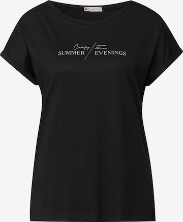 STREET ONE Shirt in Black: front