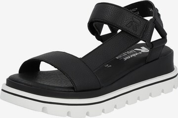 Sandales Rieker EVOLUTION en noir : devant