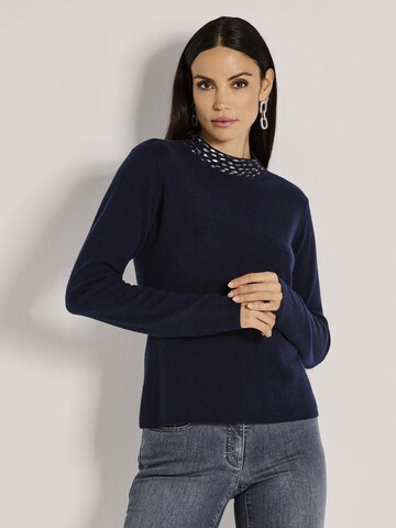 MADELEINE Trui in Blauw: voorkant