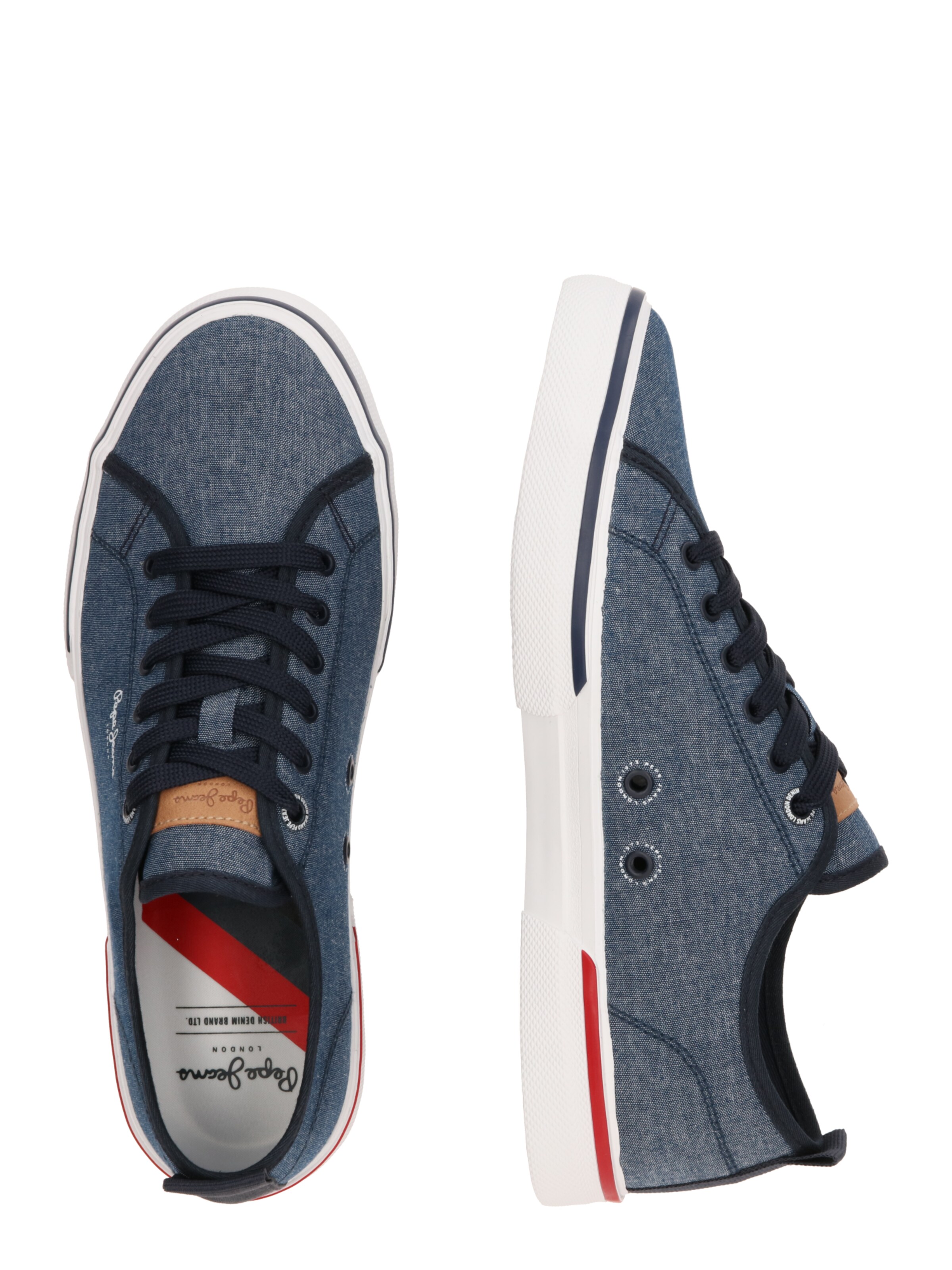 Sneaker low 'Kenton' de la Pepe Jeans pe albastru