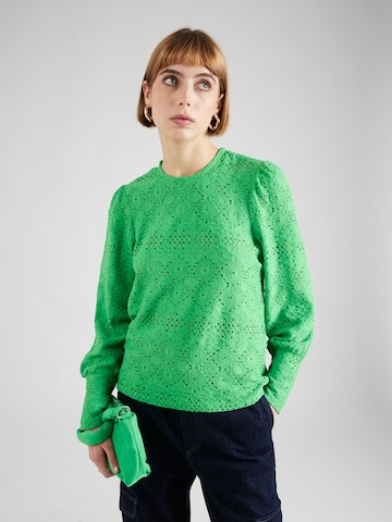 OBJECT Bluse 'FEODORA' i grønn: forside
