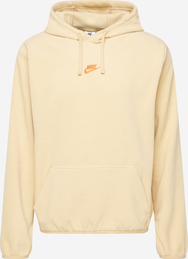 Nike Sportswear Sweatshirt 'CLUB POLAR FLC' in beige / orange, Produktansicht