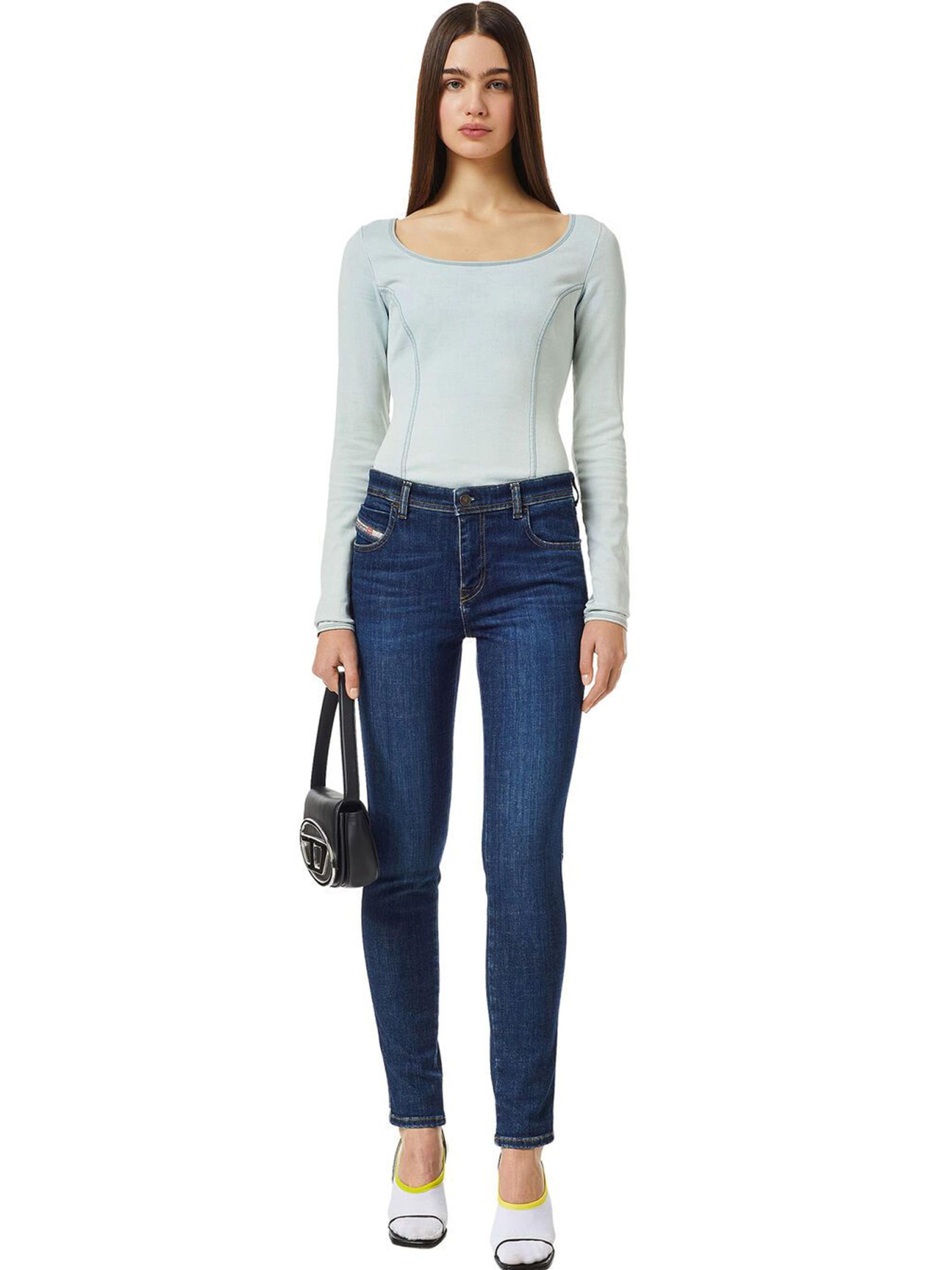 DIESELSkinny Traperice '2015 Babhila' - plava boja: prednji dio