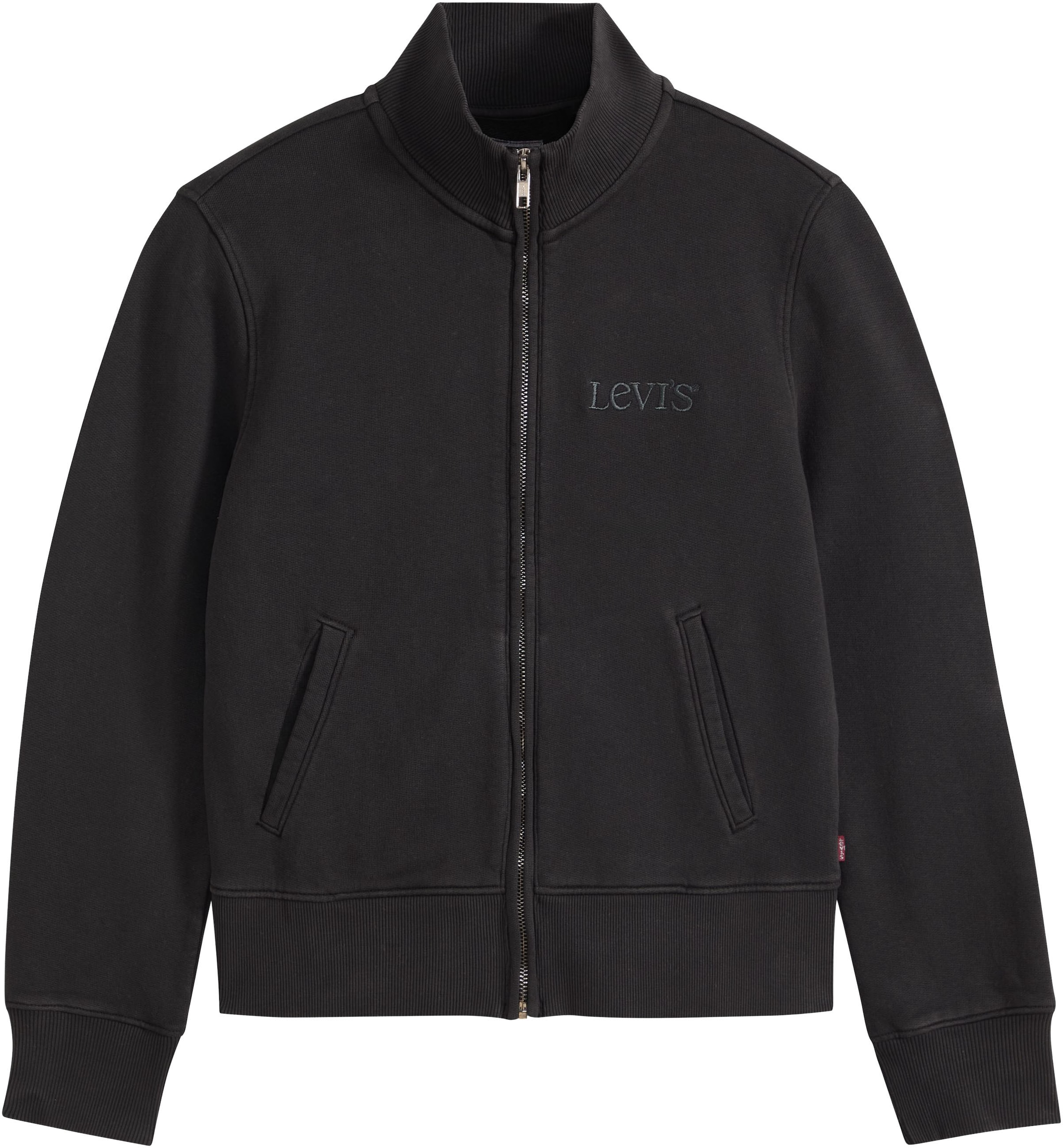 LEVI'S ® Sweatjacke in Schwarz: Vorderseite