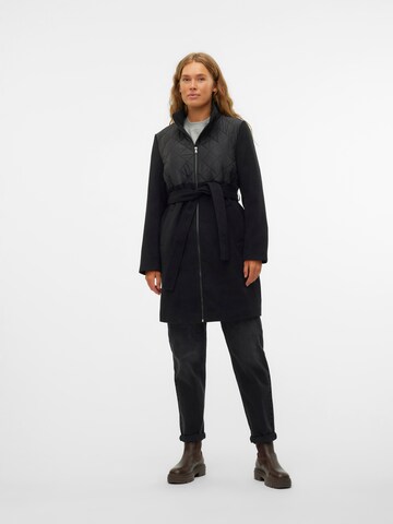 Manteau mi-saison 'MLVILMA' MAMALICIOUS en noir