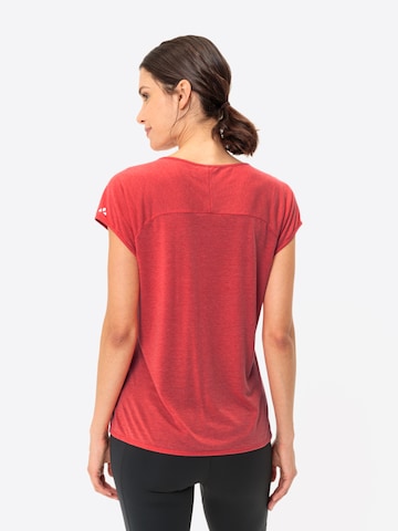 VAUDE Functioneel shirt 'Tekoa II' in Rood