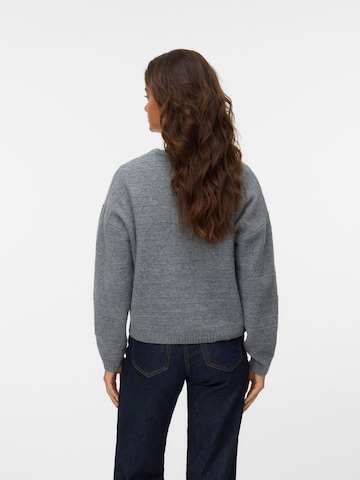 VERO MODA Knit cardigan 'BOOM' in Grey