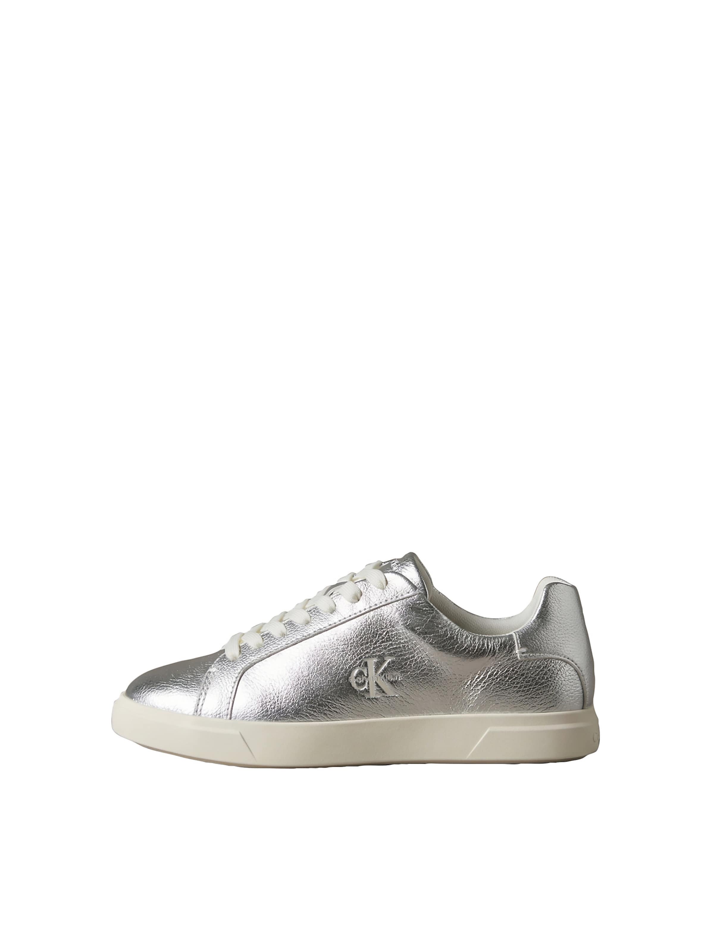Calvin Klein Regular Platform trainers in Silver: front