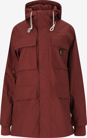 Whistler Outdoor Jacket 'Canon' in Red: front