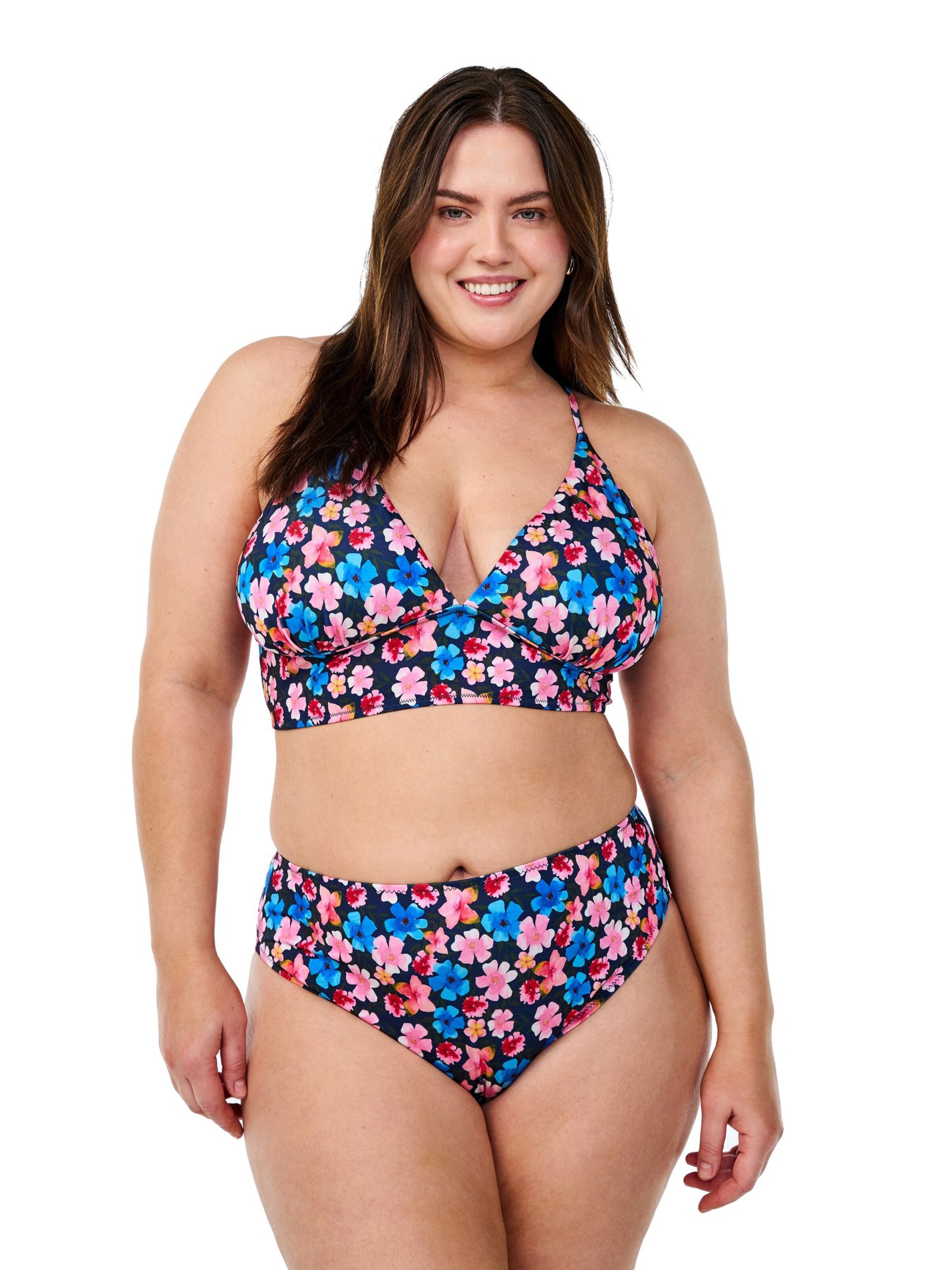 Swim by Zizzi Bikini bottom 'Caanne' in Mixed colours