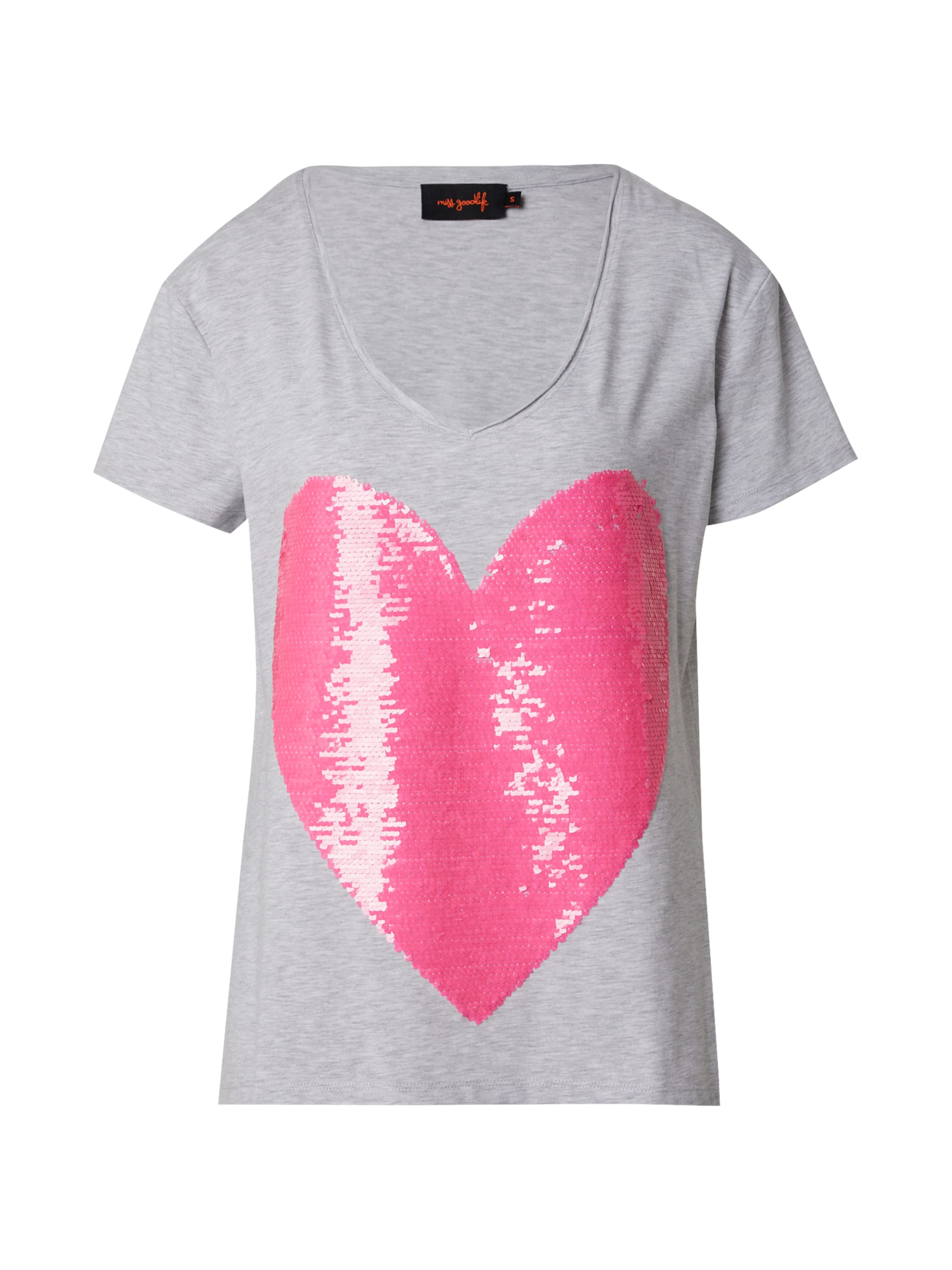 miss goodlife Tričko - Sivá: predná strana