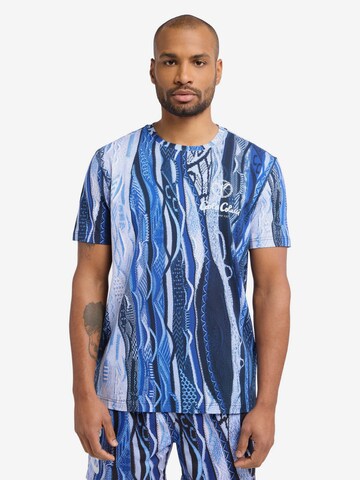 Carlo Colucci Shirt in Blauw: voorkant