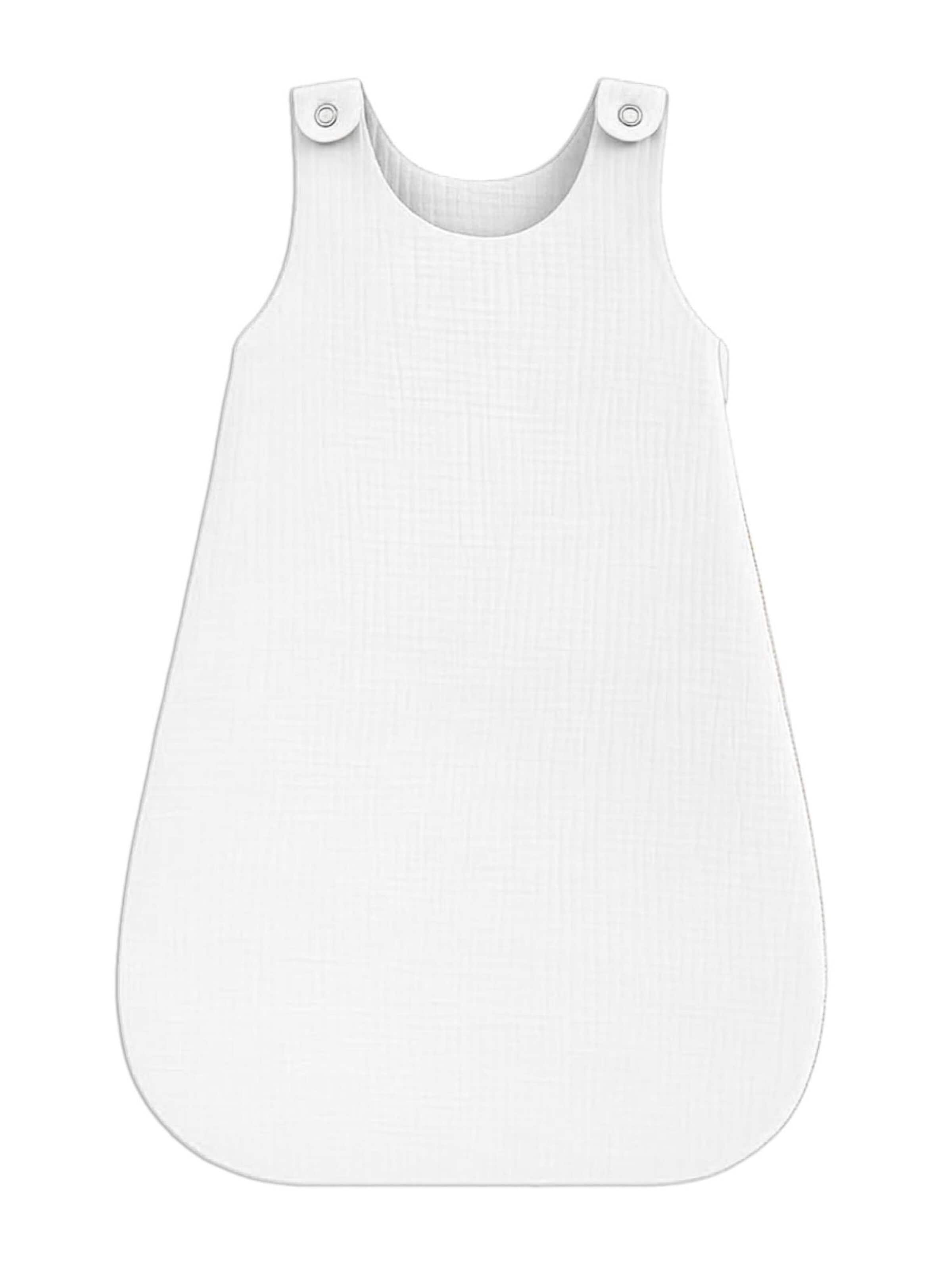 Sac de couchage 'Organic Cotton Summer Sleeping Bag' PAPATE en blanc : devant