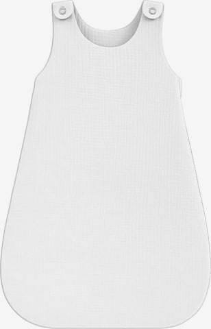 Sac de couchage 'Organic Cotton Summer Sleeping Bag' PAPATE en blanc : devant