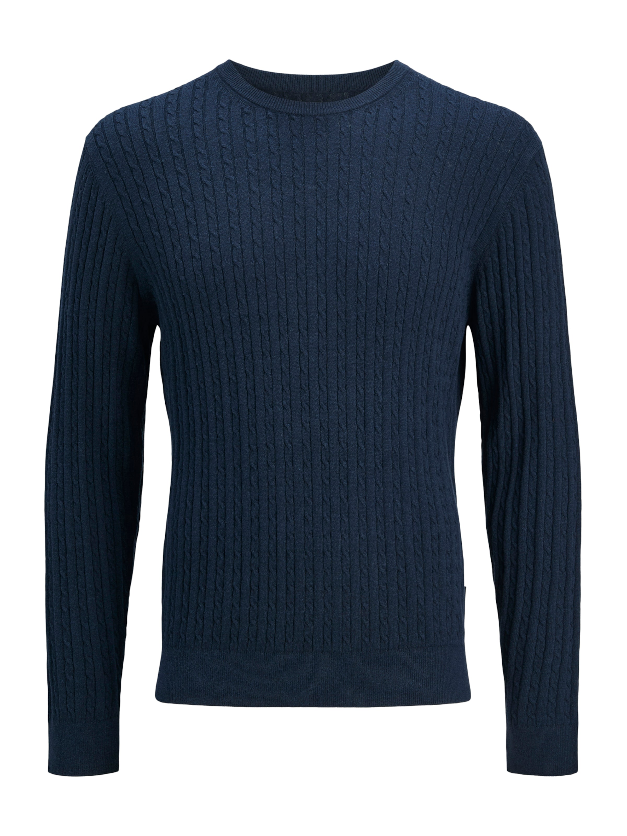 JACK & JONES Sweater 'JJEEMIL' in Blue: front