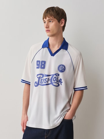 T-Shirt Next en blanc : devant