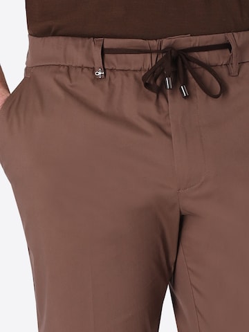 Regular Pantalon chino 'T. Grano' Distretto12 en marron
