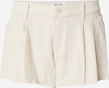 Pantaloni con pieghe 'LIVVY' di HOLLISTER in grigio: frontale