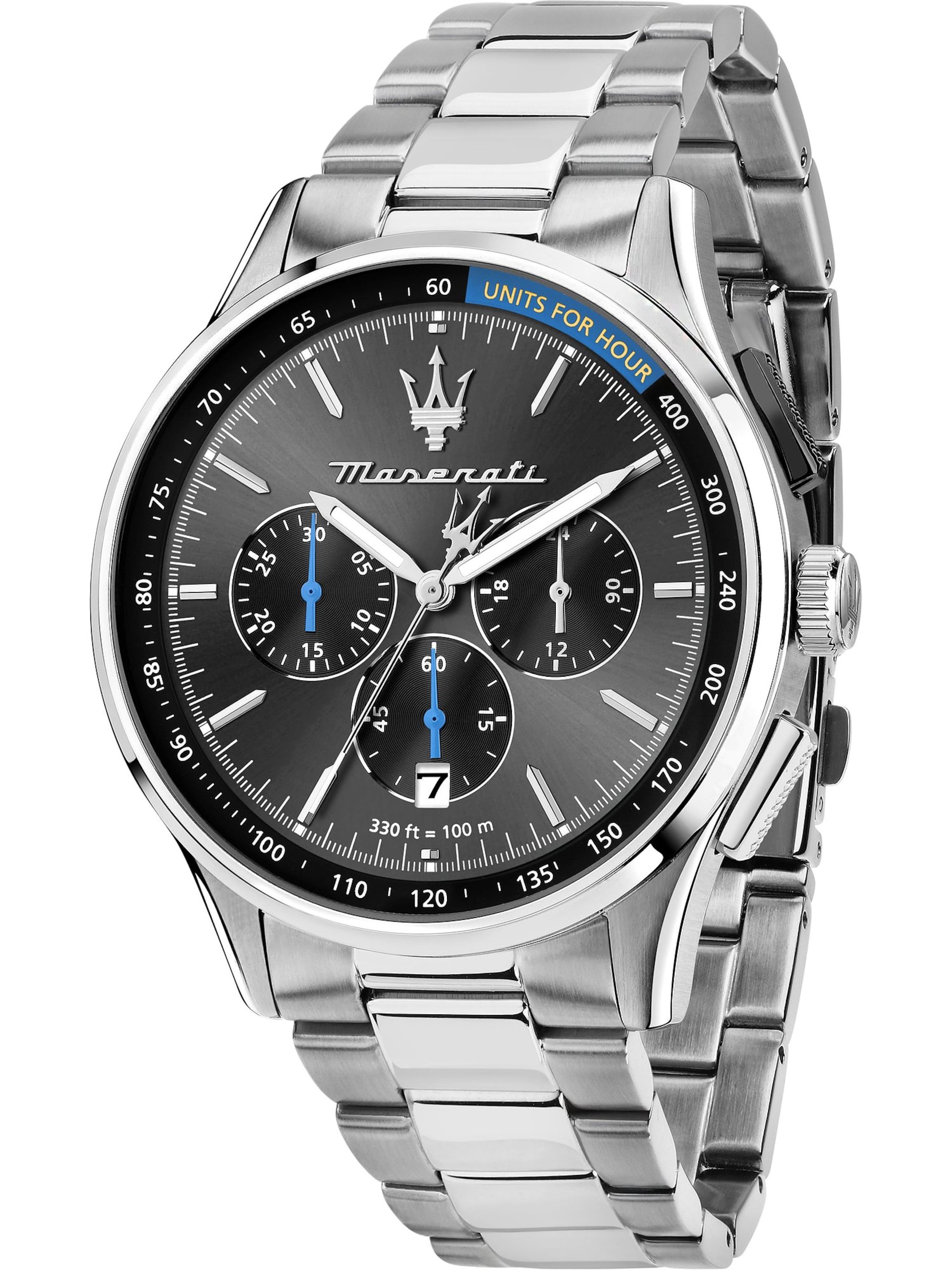 Maserati Analog watch in Silver: front