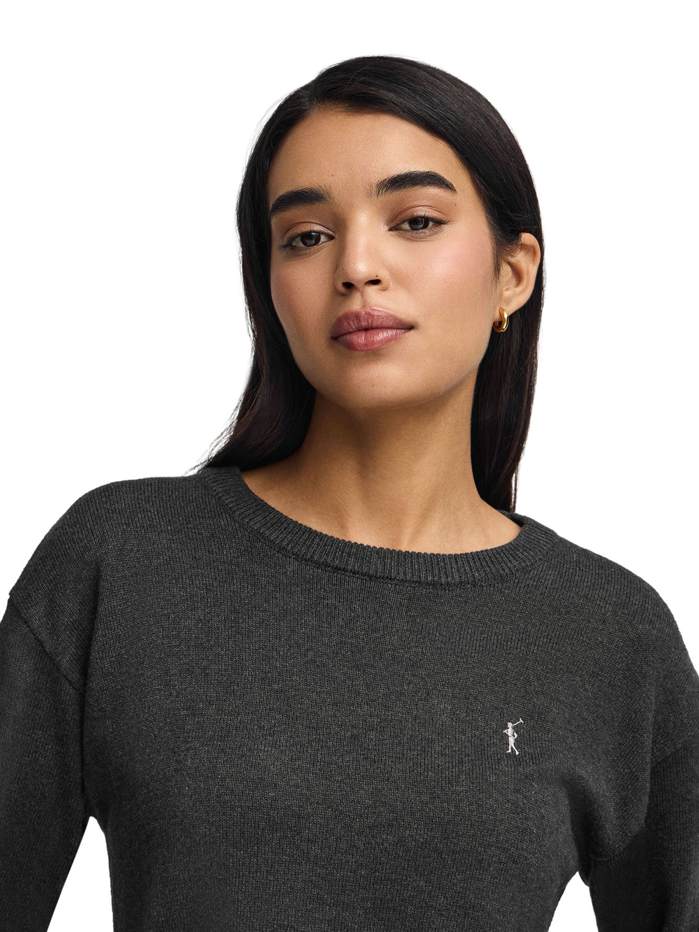 Polo Club Sweater in Grey
